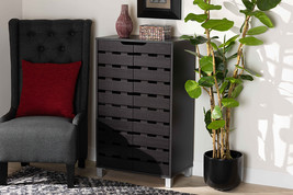 Micah Dark Brown 2-Door Shoe Storage Cabinet - $3,022.13 MXN