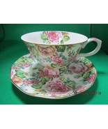 EDWARDIAN ENGLAND FLORAL TEA CUP SAUCER [65] - $74.67 CAD