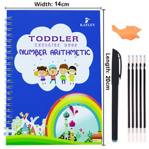 Reusable Toddlers English French Calligraphy Copybooks with Pen Children Writing - £14.45 GBP