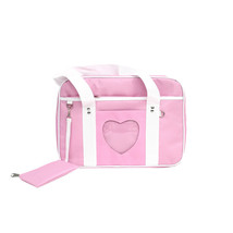 Women Preppy Style Pink Travel Shoulder School Bags Lovely Girls JK Cosplay Scho - £21.41 GBP