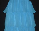 Sweet Kids Girls Blue Ruffle Tulle Dress Size 12 - £10.38 GBP