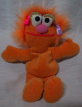 Vintage Tyco Sesame Street Zoe 7&quot; Bean Bag Stuffed Animal Toy 1997 - £13.06 GBP