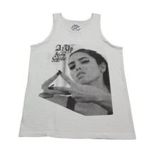 Arizona Syndicate Shirt Mens M White Sleeveless Scoop Neck Graphic Tank Top - $22.75
