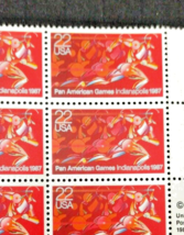 Scott #2247 Pan American Games Block of 10 US 22¢ Stamps 1986 - £3.07 GBP