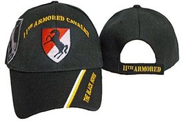 11th Armored Cavalry Regiment Baseball Cap Black Horse 11th ACR Hat Mens - £10.21 GBP