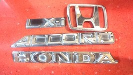 Honda Accord Lx-i HATCHBACK Rear SET Emblem Nameplate OEM 85 -89 One pin broken - £21.57 GBP