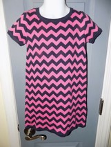 Lilly Pulitzer Little Santana Sweater Dress Hotty Pink Dazzle Stripe Siz... - $40.88