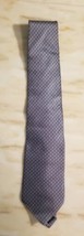 DKNY 100% Silk Tie Silver Blue Snake Skin 59&quot;L 3.75&quot;W Neck Tie Made Costa Rica - £3.75 GBP