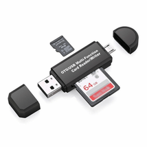 OTG/USB MULTI FUNCTION CARD READER WRITER MICRO SD/SD USB 2.0 ADAPTER - $7.95