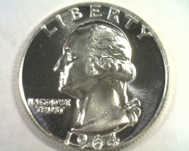 1964 Washington Quarter Gem / Superb Proof Gem / Superb Pr Nice Original Coin - $17.00