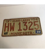 Vintage Minnesota License Plate - 1974/1977 - 10.000 Lakes - $11.26
