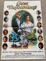 Great Expectations 1974, Drama Original Vintage One Sheet Movie Poster - $49.49