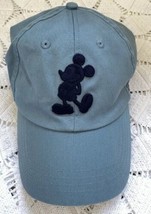 Authentic Disney Parks Shadow Mickey Mouse 28 1928 MM Blue Ball Cap Baseball Hat - £11.57 GBP