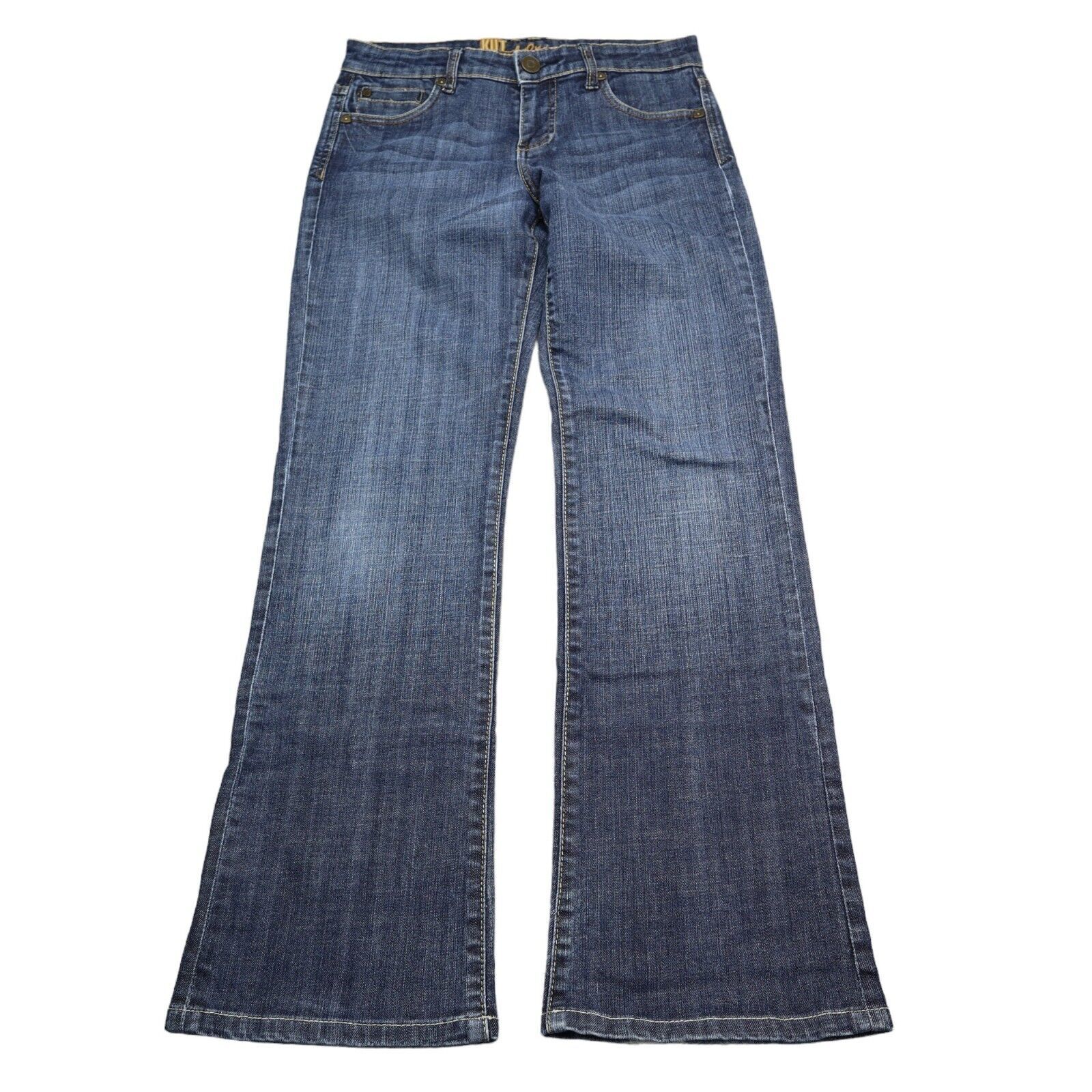 Primary image for Kut From The Kloth Jeans Womens 4 Blue Pants Straight Denim Low Rise Ladies