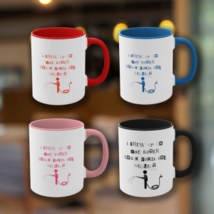 Hose Water, Snack Cakes, Neglect Color Accent 11oz Coffee Mug, 4 Colors - £14.08 GBP
