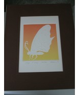 Wings of Glory Paper Art - 150/300 - Signed by Aleman 1982 - 8&quot; X 10&quot; - £29.27 GBP