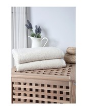 Ozan Premium Home Horizon Bath Towels Set of 2 -Cream - £19.78 GBP