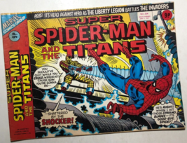 Super SPIDER-MAN &amp; The Titans #204 (1977) Marvel Comics Uk VG+/FINE- - £15.56 GBP
