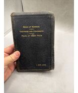 Vintage  1942 LDS Mormon Triple Combo Black Leather Scriptures Book - $576.32 MXN