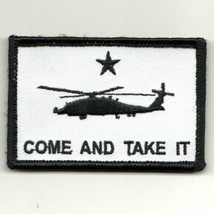 Navy VX-1 MH-60R 4-BLADES Come Take It White Hook Loop Embroidered Jacket Patch - £27.42 GBP