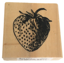 Anitas Rubber Stamp Strawberry Fruit Food Garden Summer Card Making Crafts - $5.99