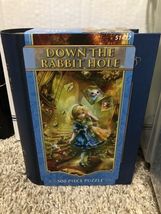 Masterpieces "Down The Rabbit Hole" EZ-Grip 500Pc. Puzzle NEW 15x21 (38c... - $26.99