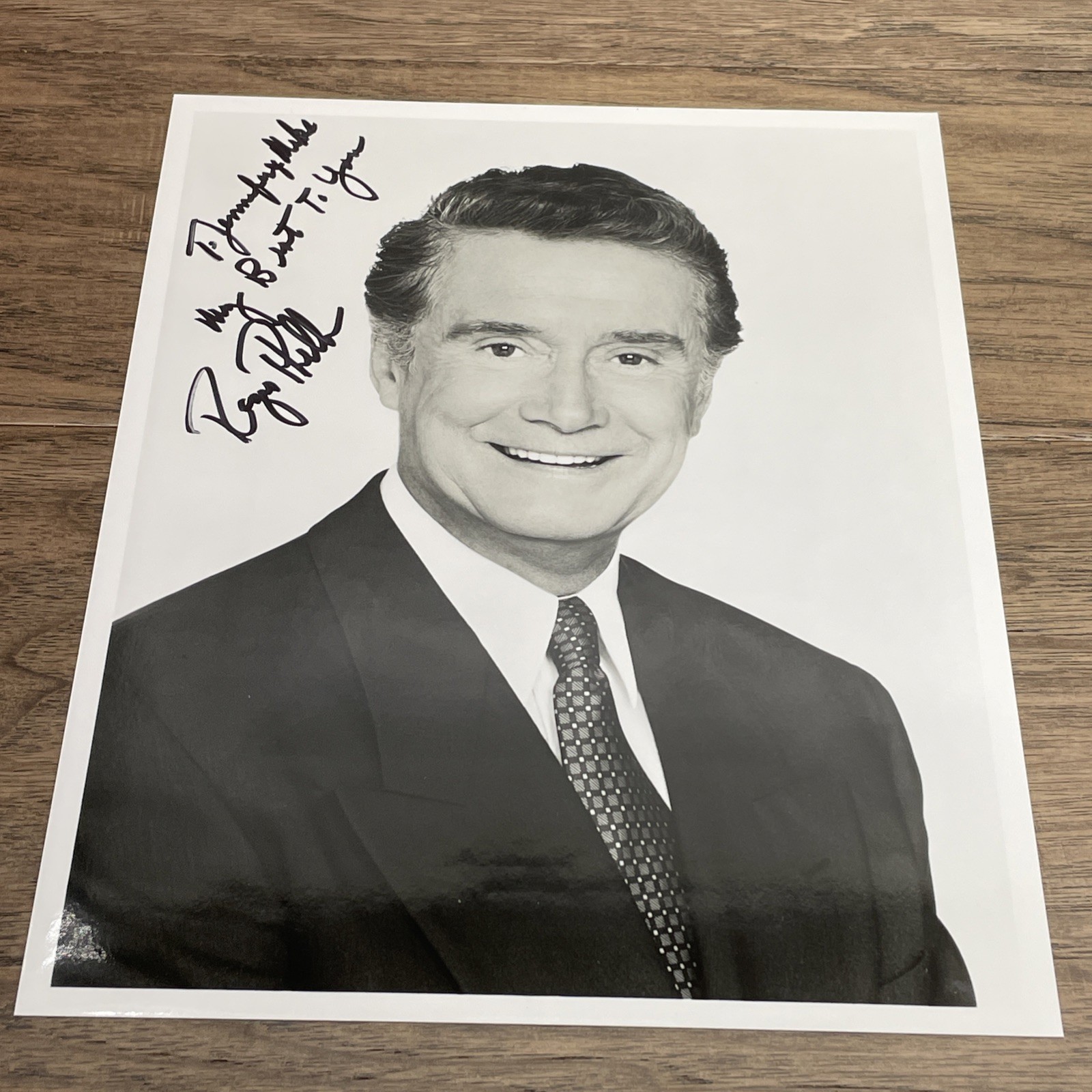 Vintage Regis Philbin Autographed 8X10 Picture Who Wants to Be a Million... - $24.75