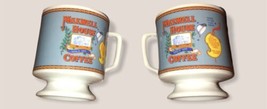 Maxwell House Coffee Vintage Footed Coffee Cup/Mug Set Of 2 ITD Made In ... - £13.46 GBP