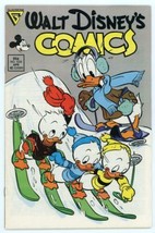 1988 Walt Disney's Comics #528 Donald Duck Nephews Huey Dewey Louie Snow Skiing - $10.66