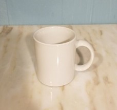 White Coffee Mug Cup 3.75&quot; Tall Solid White - £4.60 GBP