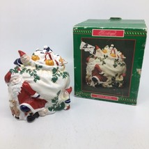 House Of Lloyd  - Christmas Around The World -  Santa&#39;s Treats Cookie Jar - $23.34