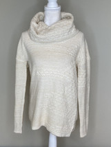 Antonio Melani Women’s Turtleneck Sweater Size S Cream i8 - £21.29 GBP