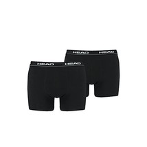 Head Men&#39;s Basic Boxer Shorts (Pack of 2) - Black, X-Large  - £28.86 GBP