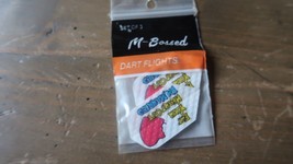 3 NEW Vintage Dart Flights EAT YOUR HEART OUT IM MARRIED - $4.94