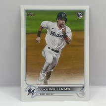 2022 Topps Update Series Baseball Luke Williams Base US104 Miami Marlins - £1.53 GBP