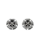 Sterling silver Celtic flower earrings - $16.34 CAD