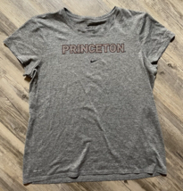 Nike Princeton Tiger Dri-Fit Short Sleeve Shirt Women XL Athletic Grey O... - £11.56 GBP