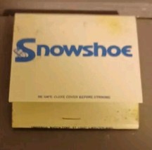 Vintage West Virginia Matchbook: “Snowshoe Mountain Ski Resort” Skiing - $130.29 MXN