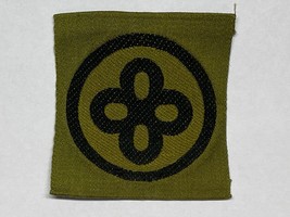 WWI, LIBERTY LOAN PATCH, 89th DIVISION, BEVO WEAVE, VINTAGE, ORIGINAL - $59.40