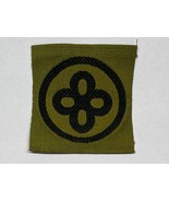 WWI, LIBERTY LOAN PATCH, 89th DIVISION, BEVO WEAVE, VINTAGE, ORIGINAL - £47.07 GBP