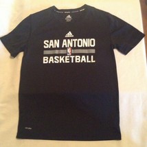 Adidas San Antonio Spurs shirt Size Youth medium 10  12  climalite black... - £11.78 GBP