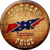 Southern Pride Tennessee Novelty Metal Mini Circle Magnet CM-486 - £10.21 GBP