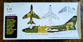 Vintage 1972 LTV A-7A CORSAIR II- ATM/ Hasagawa #A-693:130 1:72 scale Model - £14.85 GBP