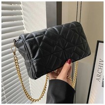 New Chain Bag Quilted Shoulder Bag Women Leather Underarm Bag Handbag and Purses - £20.14 GBP