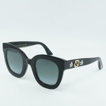 GUCCI GG0208S 001 Black 49-28-140 Sunglasses New Authentic - £211.33 GBP