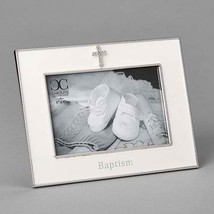 Roman 6-inch Baptism Picture Frame with Cross, 4-inch x 6-inch - £49.03 GBP