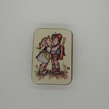 Tin Box Trinket Vintage Giftco Note Paper In Tin Box Little Boy * Girl - £7.98 GBP