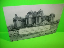 Hotel Traymore 1934 Original Atlantic City NJ Post Card National Petroleum Assoc - £28.73 GBP