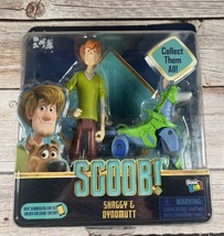 Scoob! Movie Scooby Doo Shaggy &amp; Dynomutt 2 Figure Set Basic Fun New - $11.87