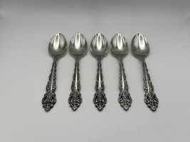Set of 5 Oneida Stainless Steel DA VINCI Teaspoons - $74.99